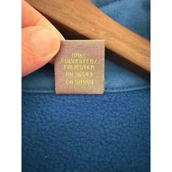 IZOD PerformX Men's Jacket Sz XXL Quarter Zip Pullover Blue Mock Neck Athletic - Picture 11 of 12